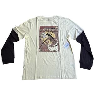 Nightmare Before Christmas Graphic Tee Boys 14/16 Long Sleeve T-Shirt Jack Zero